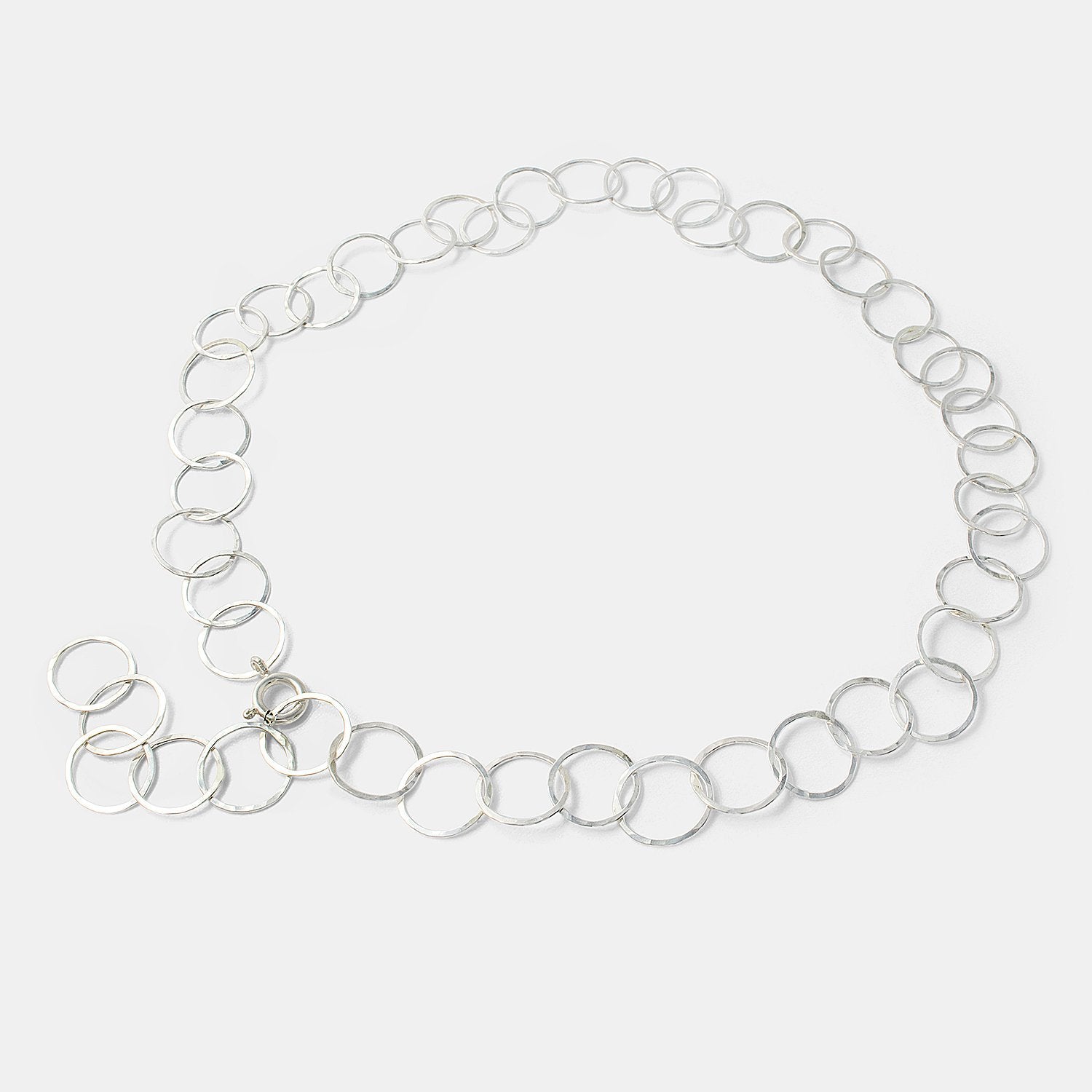 Handmade silver chain necklace - Simone Walsh Jewellery Australia