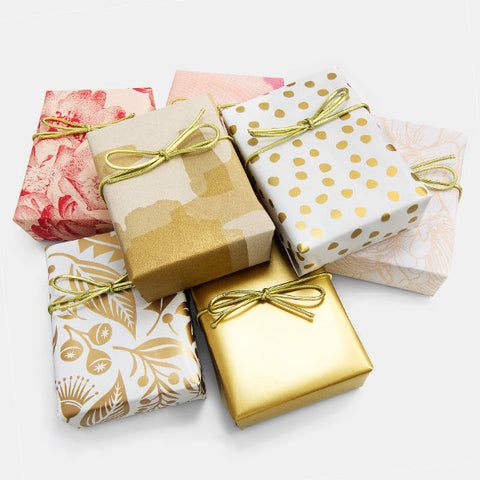 Gift wrapping for our Australian jewellery sent as birthday or Christmas gifts