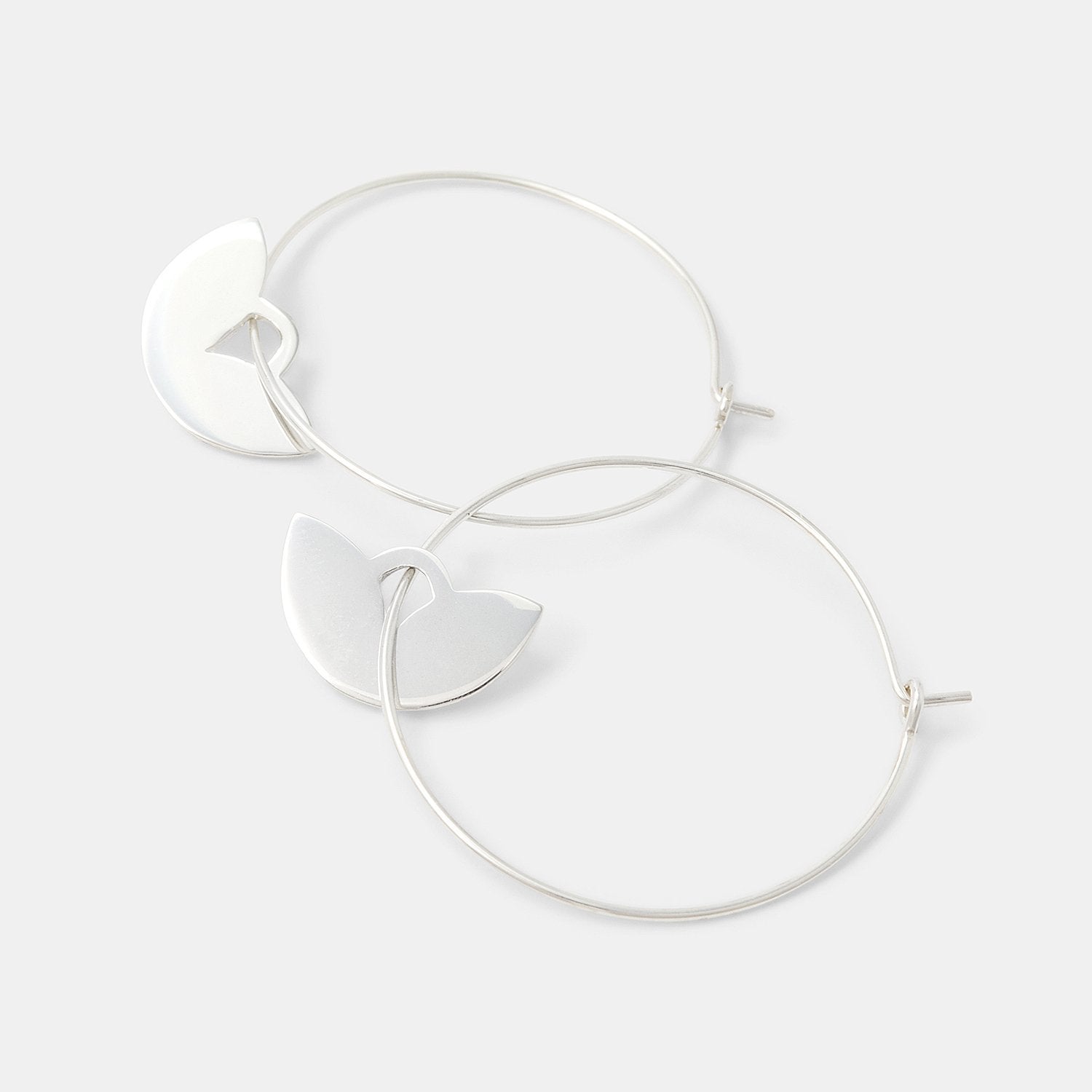 Leaves hoop earrings - Simone Walsh Jewellery Australia
